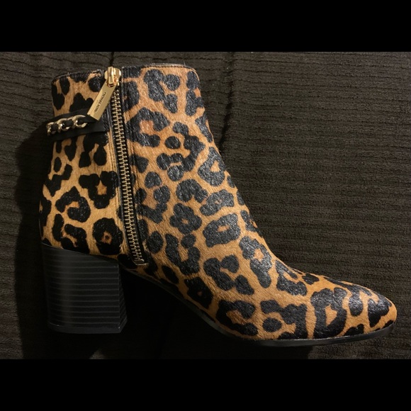 Michael Kors Elsa Mid Booties, Cheetah - Picture 3 of 7